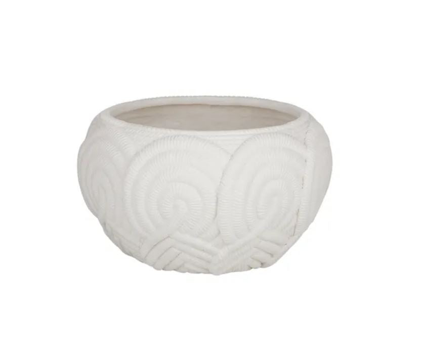 Pot - Ezra Composite Planter  - White