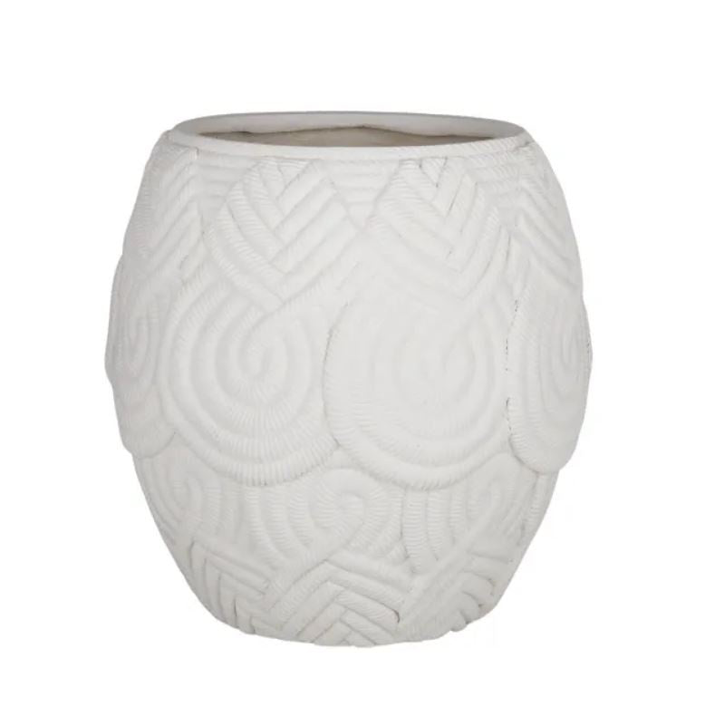 Pot - Ezra Composite Planter - White