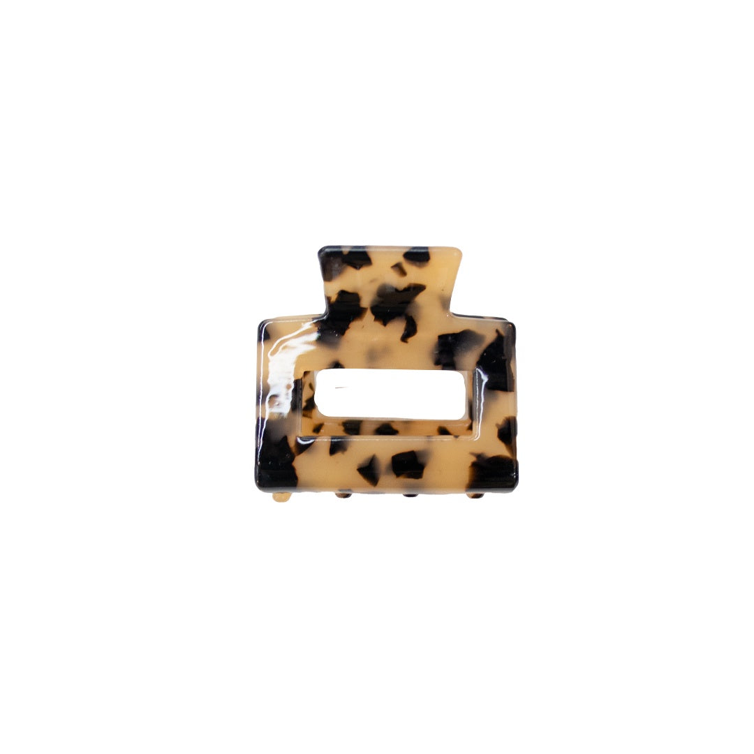 Small Nude Tortoiseshell Clip