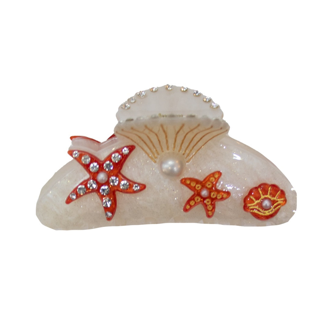 Starfish & Shell Clip