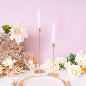 Gold Taper candle holder